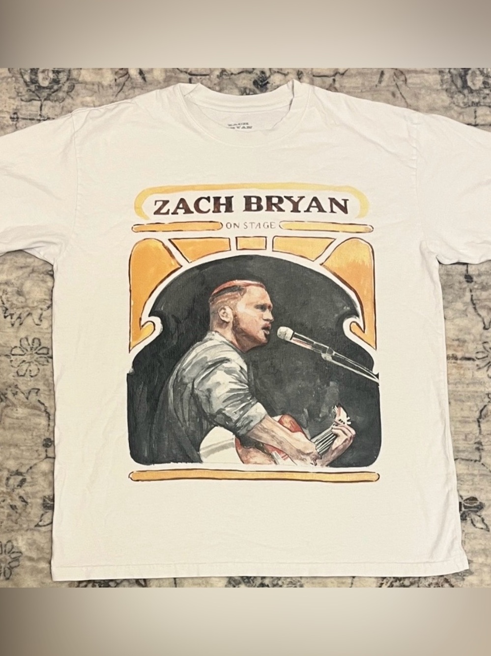 Zach Bryan Graphic Tee Official Merch Country Concert Western Festival Shirt L